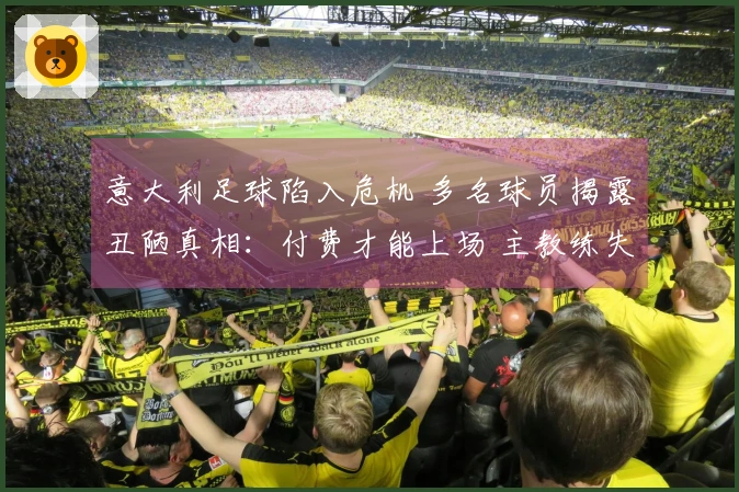 意大利足球陷入危机 多名球员揭露丑陋真相：付费才能上场 主教练失去首发权